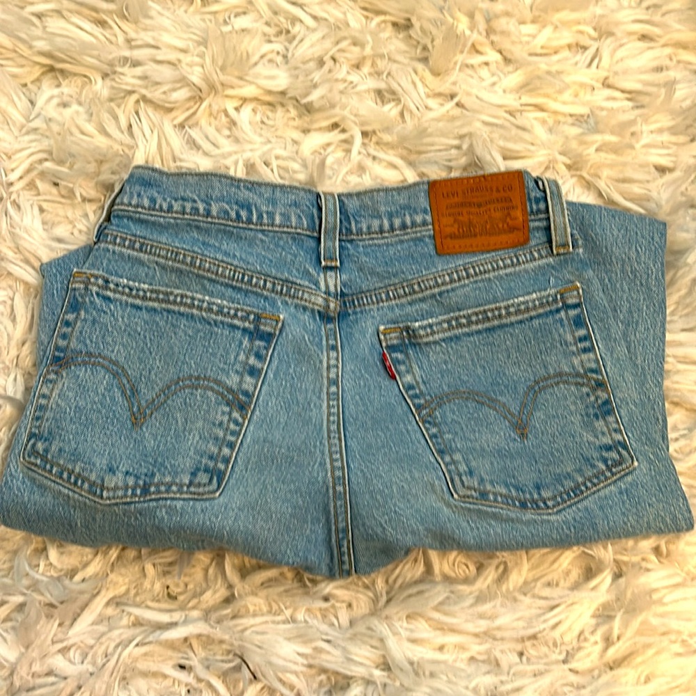 Levi's Wedgie Straight Leg Jeans Light Denim